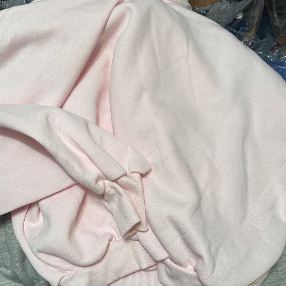 New Blogilates Women's Marshmallow Full Zip Hooded Sweatshirt - Light Pink S - Picture 13 of 13